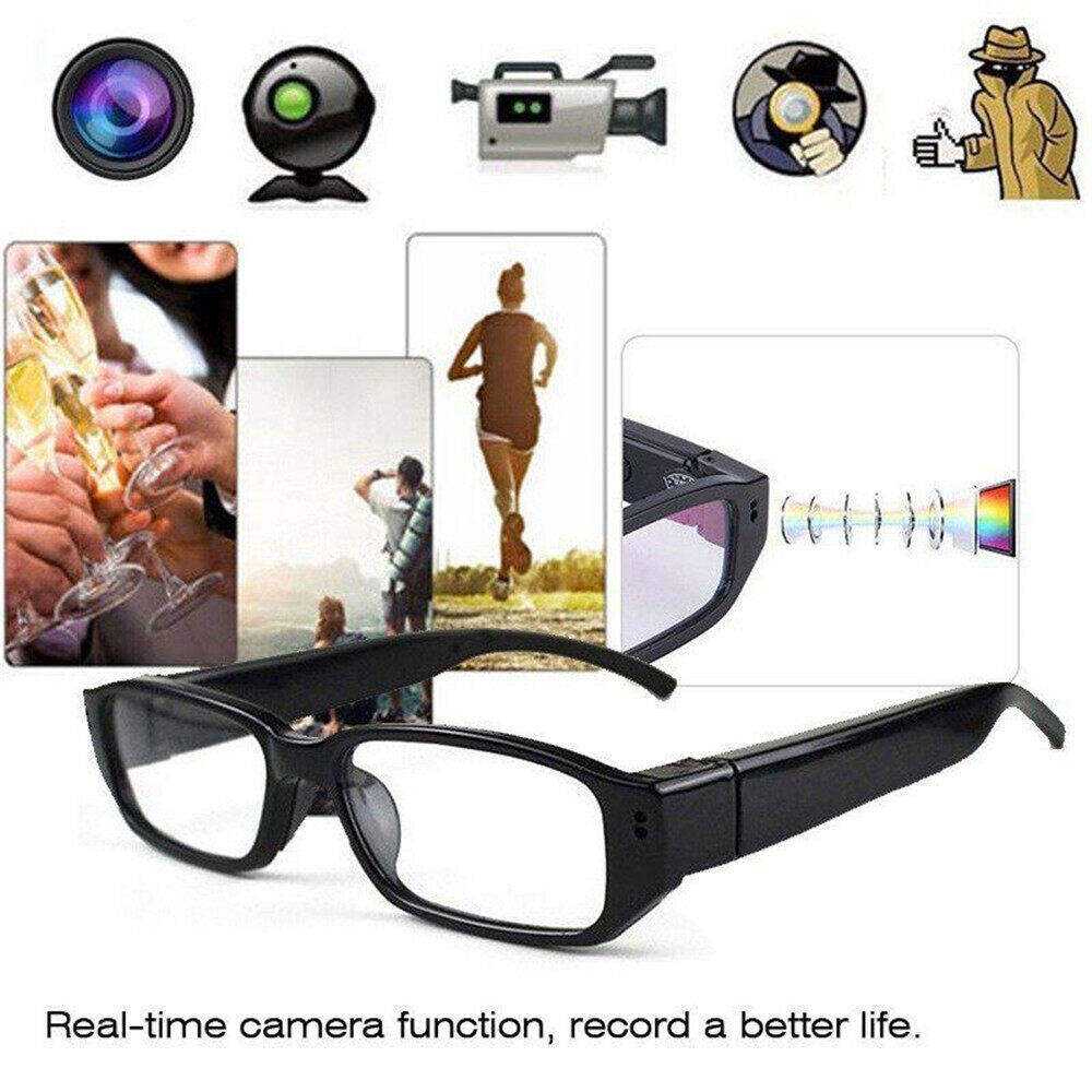 1080P HD Hidden Glasses Camera DVR Video Recorder 5 Mega Pixels Stereo Recording Outdoor Sports Camera