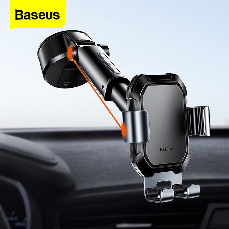 Baseus Car Phone Holder Stand Sucker for iPhone Xiaomi Strong Suction Cup Car Mount Holder 360 Adjustable Gravity Car Holder