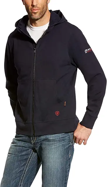 ARIAT mens Fr Durastretch Full Zip Hoodie